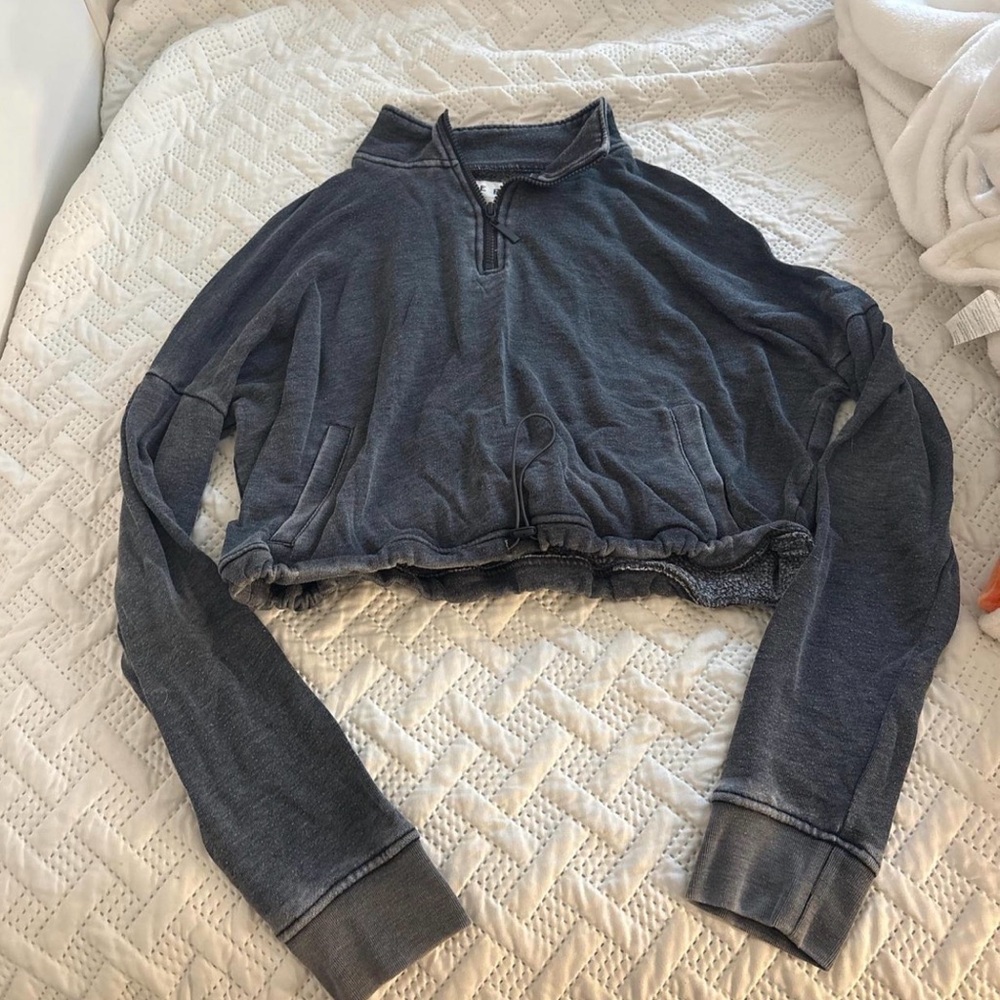 Aeropostale Charcoal Cowl Neck Sweater